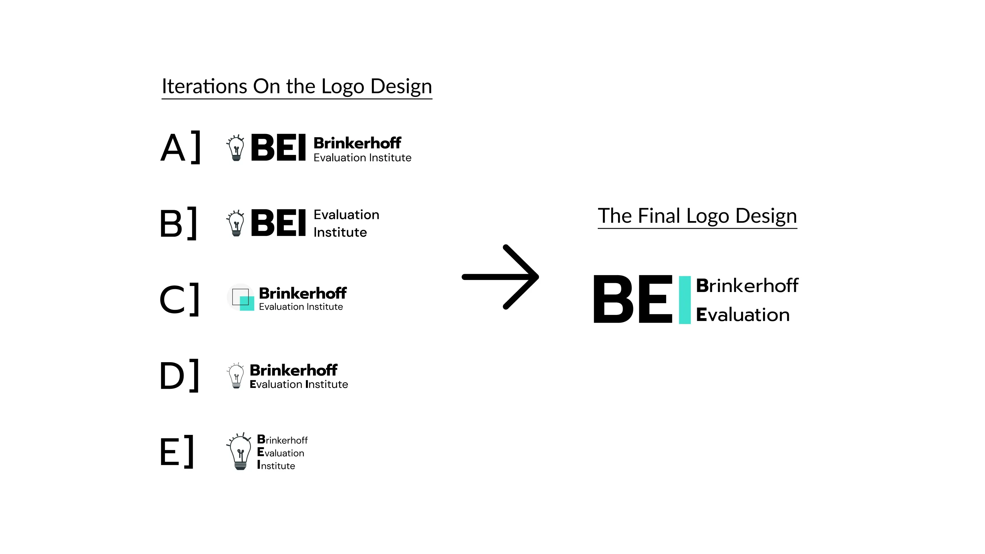 Logo variations arranged in a vertical column.